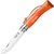 Нож туристический Opinel №7 Inox Trekking оранжевый (002208), Цвет : Оранжевый, Марка стали: Sandvik 12C27, Материал рукояти: Граб