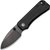 Маленький складной нож Civivi Baby Banter черный C19068S-2, Покрытие клинка: BSW (Black Stonewash), Цвет : Чёрный