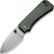 Маленький складной нож Civivi Baby Banter зеленый C19068SB-1, Покрытие клинка: GSW (Gray Stonewash), Цвет : Тёмно-зелёный 