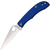 Маленький складний ніж Spyderco Honeybee 12C27 G-10 Blue (C137GBLP), зображення 3