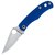 Маленький складной нож Spyderco Bug 12C27 G-10 Blue (C133GBLP), Цвет : Синий