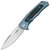 Кишеньковий ніж Lionsteel Q4ttro Titanium Blue (Q4 BL)