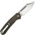 Кишеньковий ніж CJRB Bowie Pyrite AR-SFII Micarta OD Green (J1942-ODG), зображення 2