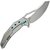 EDC ніж WE Knife Epaulette M390 Diamond Patterned Ti (01WE1453), зображення 2