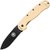 EDC нож Esee Knives Avispa Black Blade AUS-8 Nylon Desert Tan (BRK1301DTB), Покрытие клинка: Black, Цвет : Песочный, Марка стали: AUS-8 (8A), Материал рукояти: Нейлон
