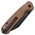 EDC нож CJRB Pyrite Light Large AR-SFII BB Brown (J1945-BBN), изображение 4