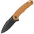 EDC нож Cimmerian Knives С1 N690 BSW Brown (1462.00.06), Покрытие клинка: BSW (Black Stonewash), Цвет : Коричневый, Материал клинка: Нержавеющая сталь
