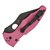Колекційний ніж Spyderco Yojimbo 2 Black Blade Sprint Run Pink (C85GPNBKP2), зображення 4