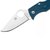 Маленький складной нож Spyderco Manbug CPM SPY27 Cobalt Blue (MPCBL), изображение 4