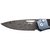 Колекційний ніж Lionsteel Twain Damascus Titanium Carbon Fiber Blue (TW D BL), зображення 4
