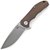 Нож CH 3504 G10 brown
