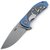 Нож CH 3504 TC4 blue, Цвет : Blue