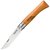 Нож туристический Opinel №10 Carbone блистер (000403), Марка стали: Углеродистая, Материал рукояти: Бук