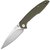 Карманный нож CJRB Centros G10 green (J1905-GNF), Цвет : Зелёный