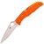 Нож для самообороны Spyderco Endura 4 Flat Ground оранжевый (C10FPOR)