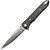 Нож Artisan Shark Damascus Titanium black (1707GD-BK), Покрытие клинка: Black, Цвет : Black