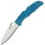Нож для самообороны Spyderco Endura 4 Flat Ground синий (C10FPBL)