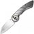 Ніж Fox Radius, titanium (FX-550TI), Колір: Сірий, Марка сталі: M390, Матеріал рукояті: Титан