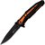 Нож Mtech MT-A1077OR, Цвет : Чёрный/Оранжевый, Марка стали: 3Cr13, Материал рукояти: Алюміній