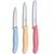 Набор кухонный Victorinox SwissClassic Paring Set 3шт 6.7116.34L1, Цвет: Розовый/Голубой/Оранжевый