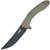 Кишеньковий ніж CJRB Gobi Black Blade green (J1906-BGN), Колір: Зелений, Марка сталі: AR-RPM9, Матеріал рукояті: Склотекстоліт (G10)