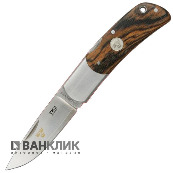 Нож Fallkniven Tre Kronor Folder tiger wood TK3tw