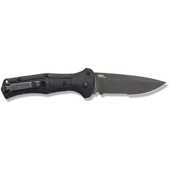 Кишеньковий ніж Benchmade Claymore Auto 9070SBK, Колір: Чорний, Марка сталі: CPM-D2, Матеріал рукояті: Grivory, зображення 5