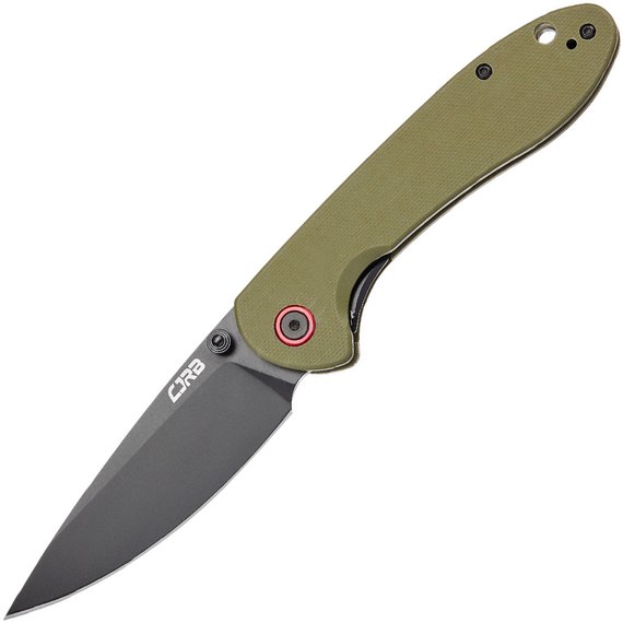 Кишеньковий ніж CJRB Feldspar Black Blade green (J1912-BGNF), Колір: Зелений
