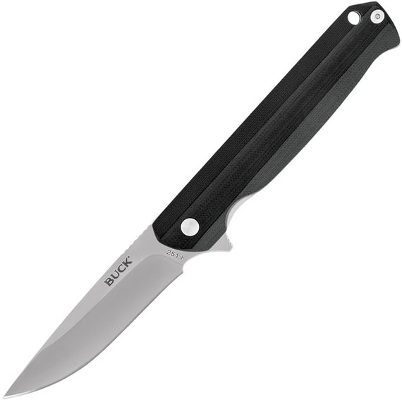 Ніж Buck Langford Black 251BKS, Колір: Чорний, Марка сталі: 7Cr13, Матеріал рукояті: Склотекстоліт (G10)