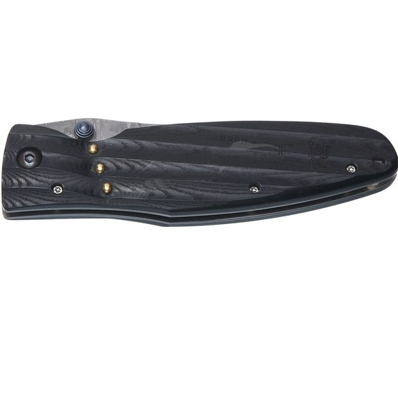 Нож Mcusta Sengoku Oda Nobunaga Damascus MC-0181D, Цвет : Чёрно-серый, Марка стали: VG-10 Damascus, изображение 3