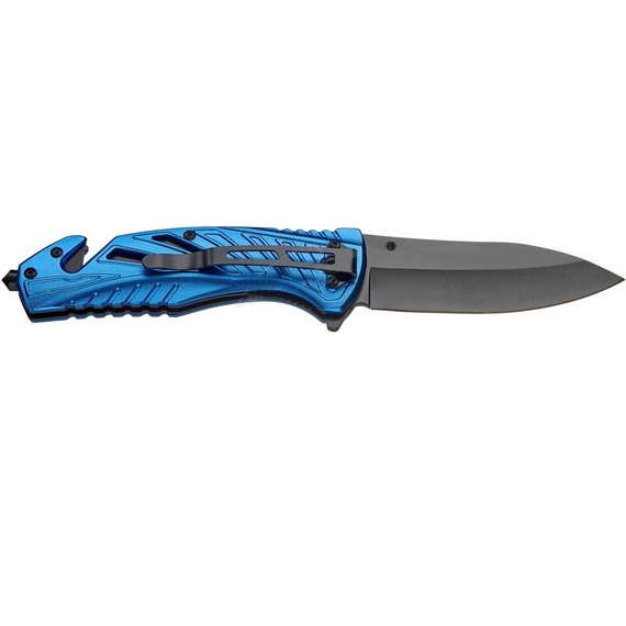 Нож Skif Plus Horse blue SPK6BL, Цвет : Синий, Марка стали: 3Cr13MoV , Материал рукояти: Алюміній, изображение 2
