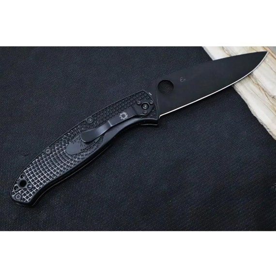 Карманный нож Spyderco Resilience Black Blade (C142PBBK), изображение 4