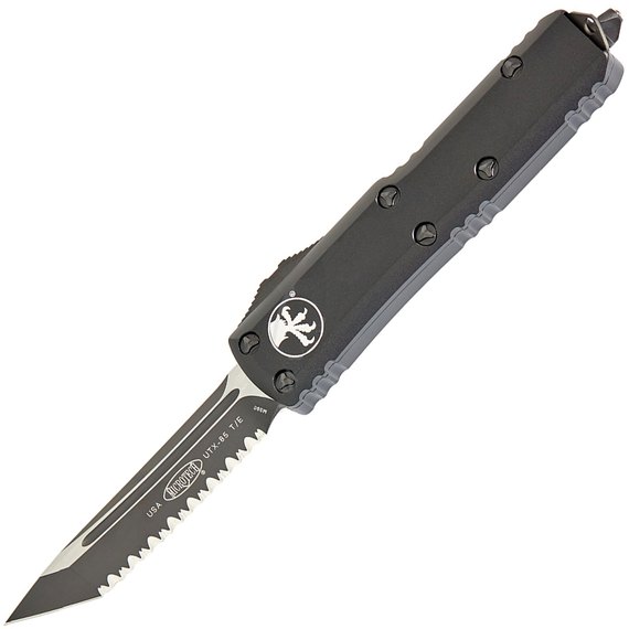 Ніж Microtech UTX-85 Tanto Point Black Blade FS Tactical, серрейтор (233-3T)