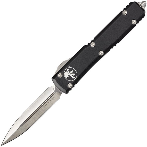 Нож Microtech Ultratech Double Edge Satin 122-4, Покрытие клинка: Satin, Цвет : Чёрный