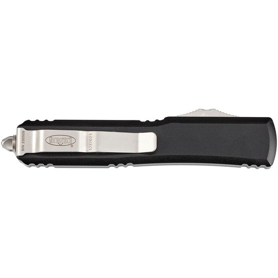 Нож Microtech Ultratech Double Edge Satin 122-4, Покрытие клинка: Satin, Цвет : Чёрный, изображение 4