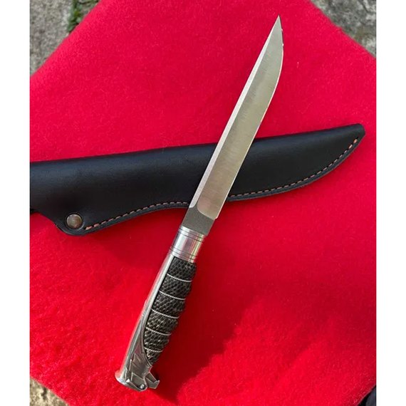 Нож сувенирный Орел 2.0 Серебро Цирконы Игуана, изображение 7