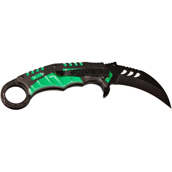 Нож керамбит Skif Plus Cockatoo green SPK2G, Цвет : Зелёный, Марка стали: 3Cr13, Материал рукояти: Пластик, изображение 2