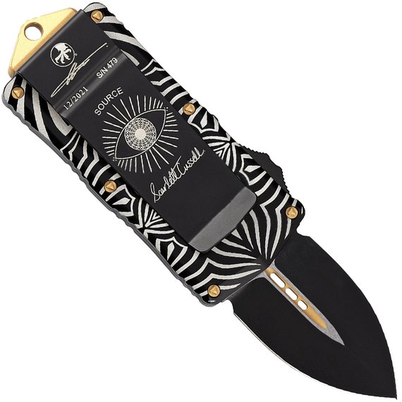 Набір ножів Microtech Hera DE + Exocet DE "Source" Artwork Signature Series (702-1/157-1 TSOS), зображення 4