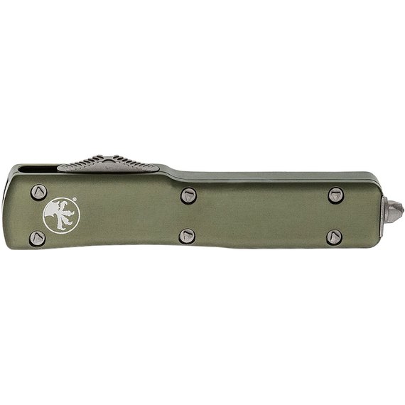 Ніж Microtech UTX-70 Double Edge Apocalyptic FS, серрейтор, od green 147-12APOD, зображення 3