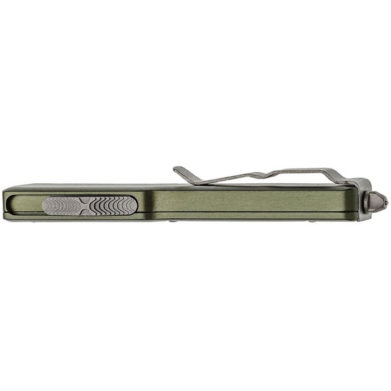 Ніж Microtech UTX-70 Double Edge Apocalyptic FS, серрейтор, od green 147-12APOD, зображення 4