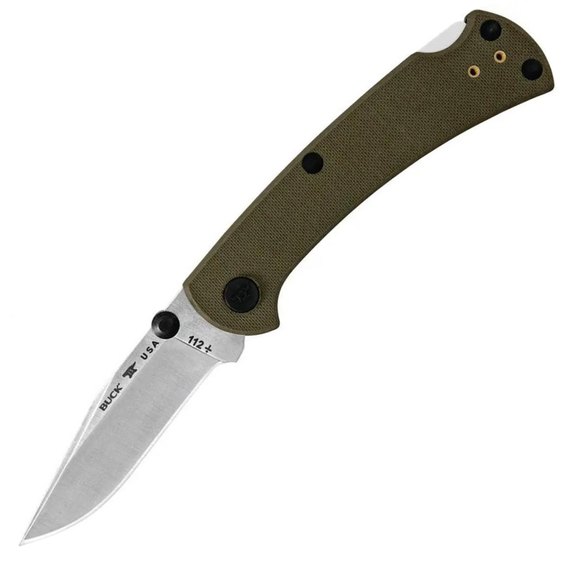 Карманный нож Buck 112 Slim Pro TRX оливковый 112GRS3, Цвет : Оливковый