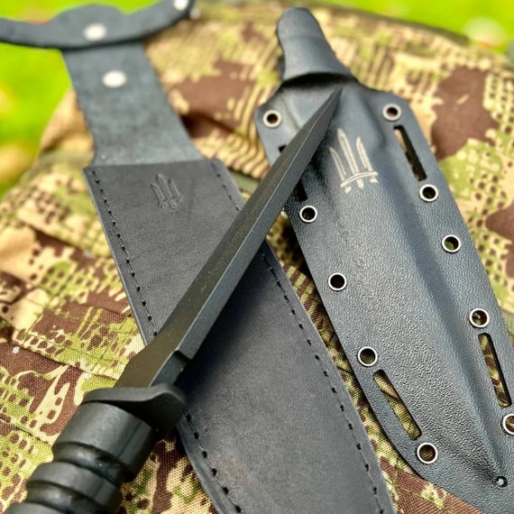 Нож армейский (военный) Біла Зброя Фин, изображение 7