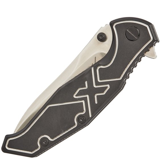 Кишеньковий ніж Skif Adventure X Limited Edition, S35VN, Titanium (424X-TI-LE), Колір: Сірий, Марка сталі: S35VN, Матеріал рукояті: Вуглецеве волокно, зображення 2