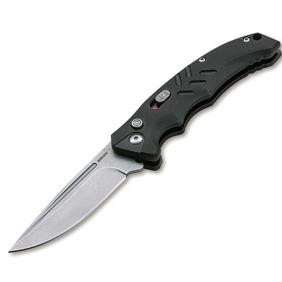 Автоматический выкидной нож Boker Plus Intention II Black 01BO482, Цвет : Чёрный
