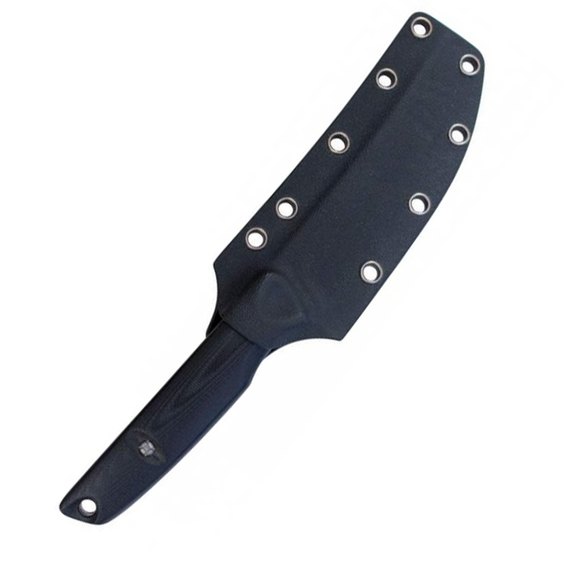 Нож туристический N.C. Custom "Scar" black, stonewashed, изображение 2