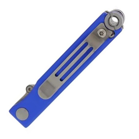 Кишеньковий ніж StatGear "Pocket Samurai" синій PKT-AL-BLUE, Колір: Синій, зображення 3