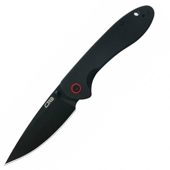 Карманный нож CJRB Fieldspar Black Blade black (J1912-BBK), Цвет : Чёрный, Марка стали: AR-RPM9, Материал рукояти: Стеклотекстолит (G10)