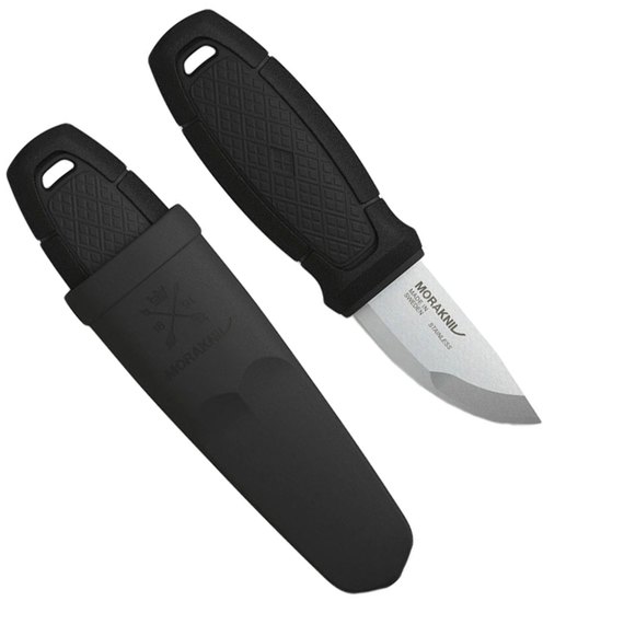 Нож туристический Morakniv Eldris Neck Knife черный 12629, Цвет : Чёрный, изображение 2