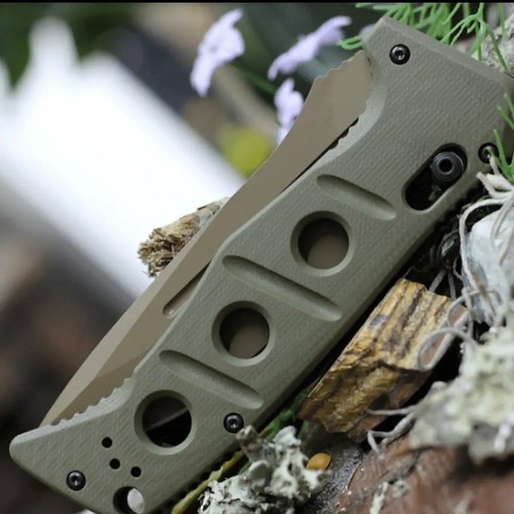 Нож тактический Benchmade Sibert Auto Adamas 2750FE-2, Цвет : Оливковый, изображение 3