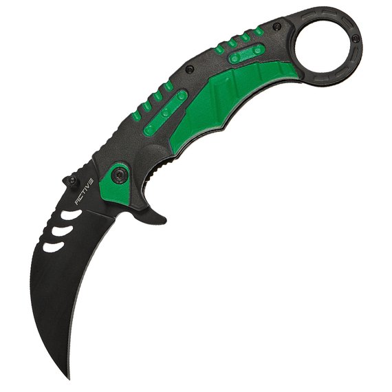 Нож керамбит Active Cockatoo Green (SPK2G), Цвет : Зелёный